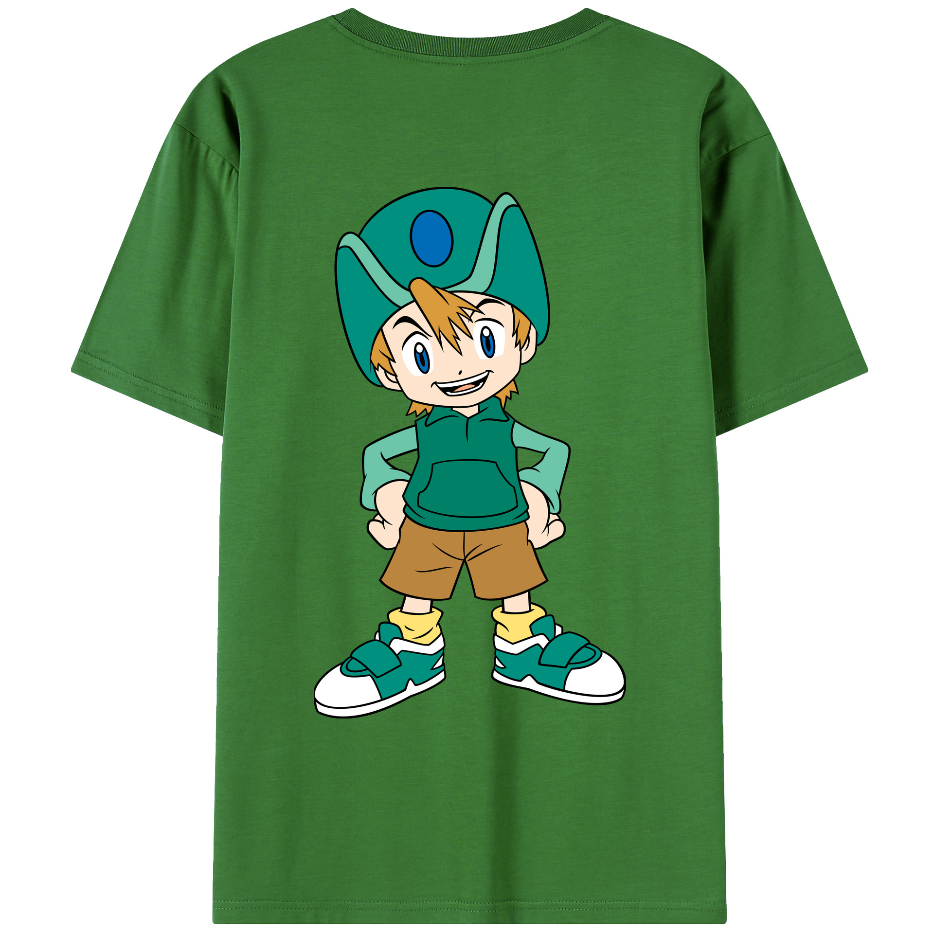 （画像用） Digimon デジタルモンスター/デジモン レディース半袖Tシャツ(バックプリント)